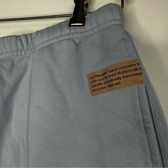 Lunya Silksweats™ Midweight‎ Reversible Short Welkin Blue Size Large - Picture 8 of 10